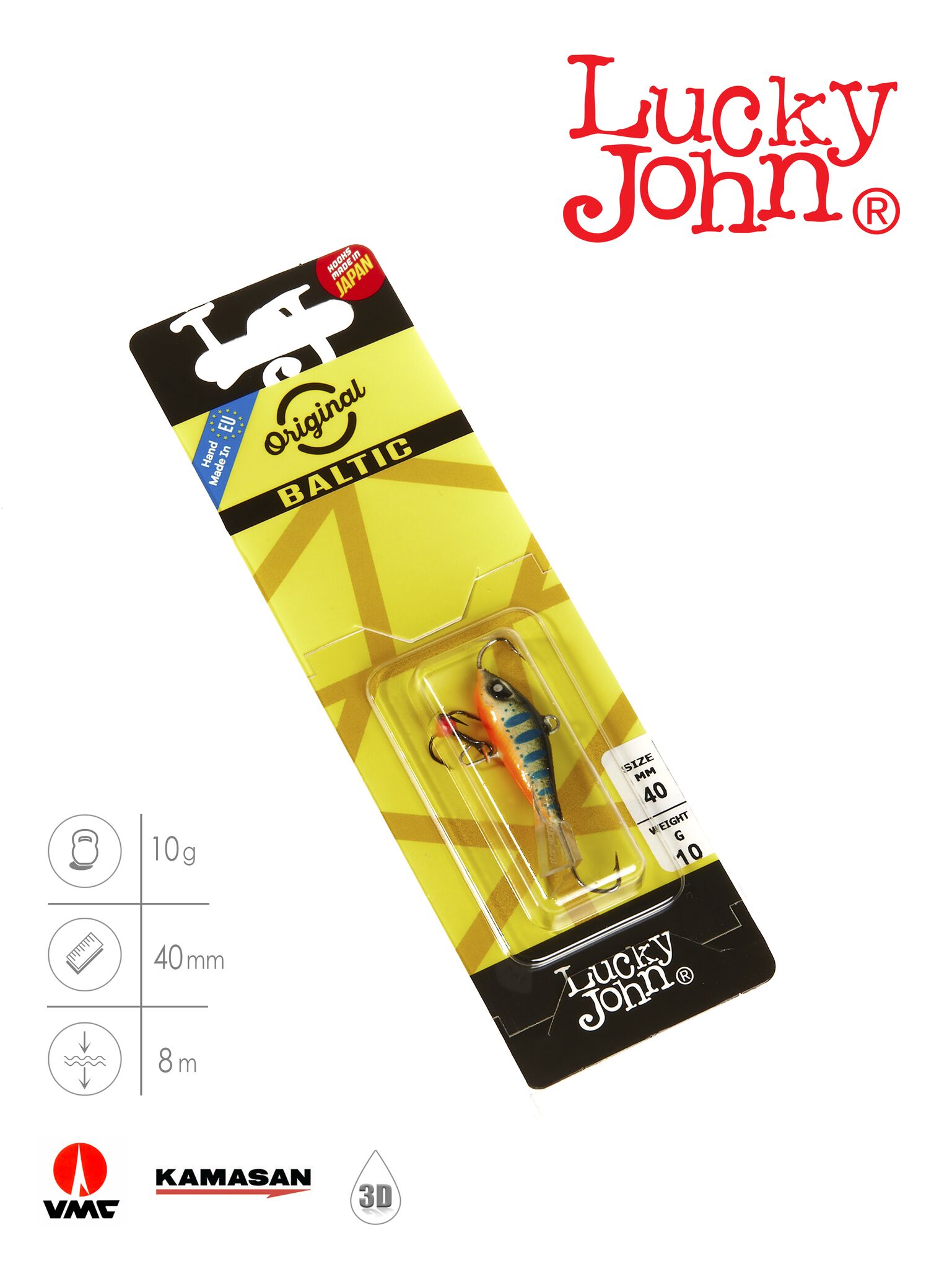 Балансир LUCKY JOHN Baltic (блистер) (4 см, 10 г, 103)