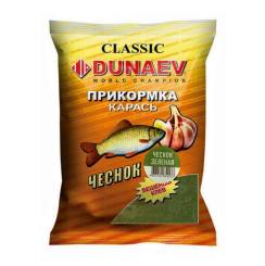 Прикормка DUNAEV Классика Карась Чеснок зелёная (0.9 кг)