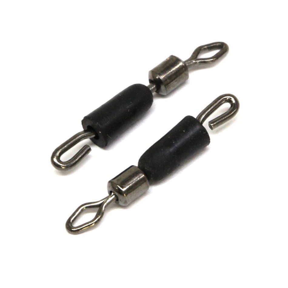 Карабин с вертлюгом KOSADAKA 3035BN Fast Change Snap (№10, 9 кг, 4 шт)