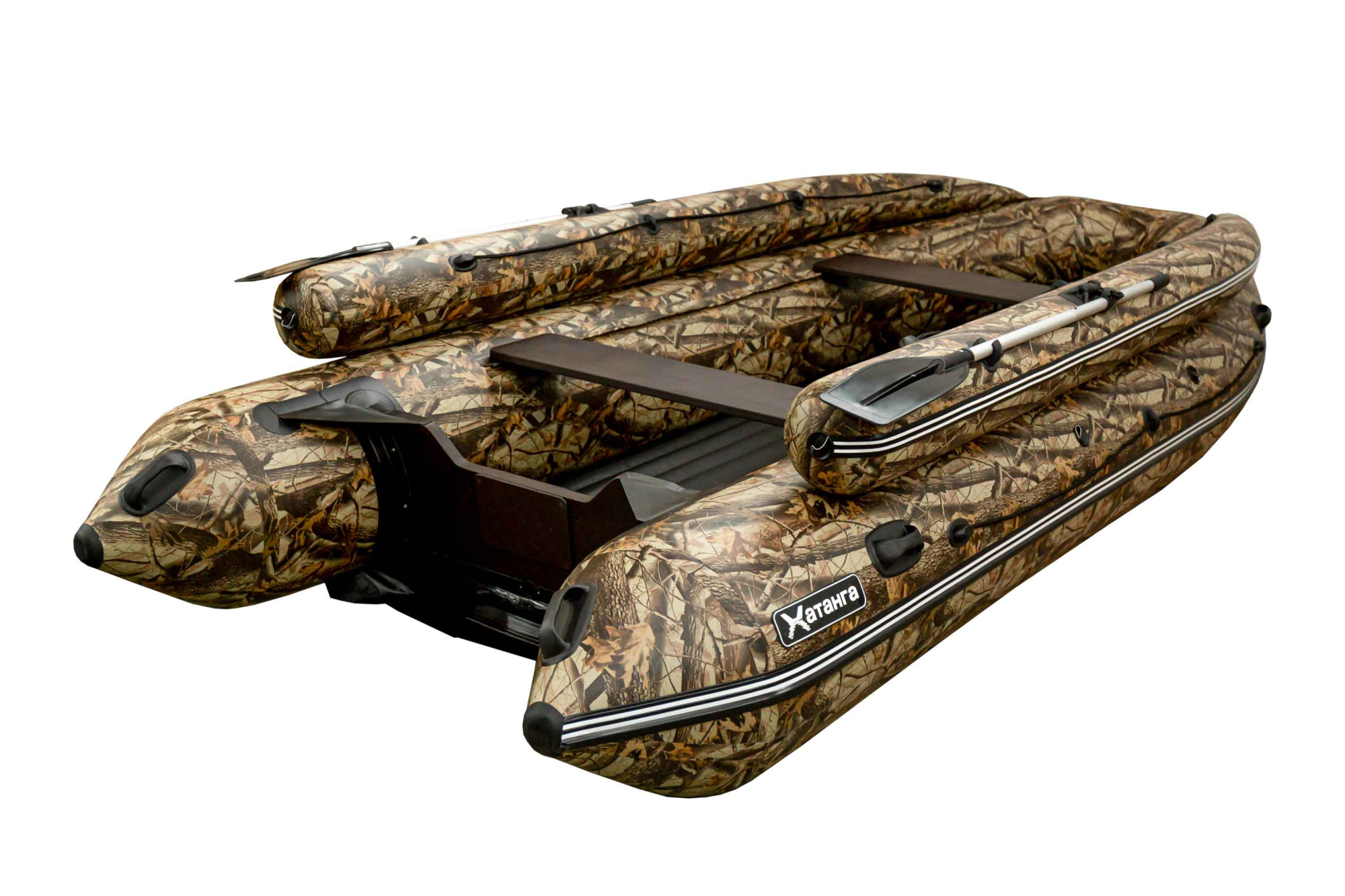 Лодка SIBRIVER Хатанга JET-390 LUX НДНД (КМФ (лес))