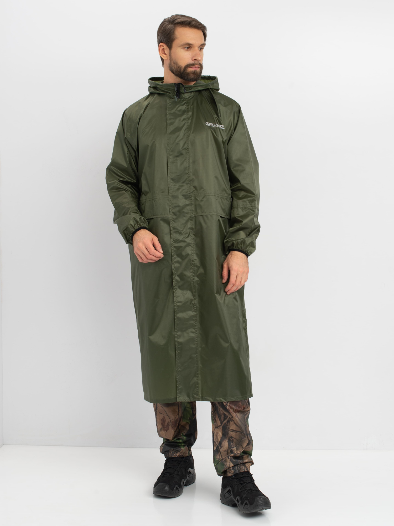 Плащ ВВЗ HUNTSMAN (Таффета RipStop 3000 PU) (44-46/170, зелёный)