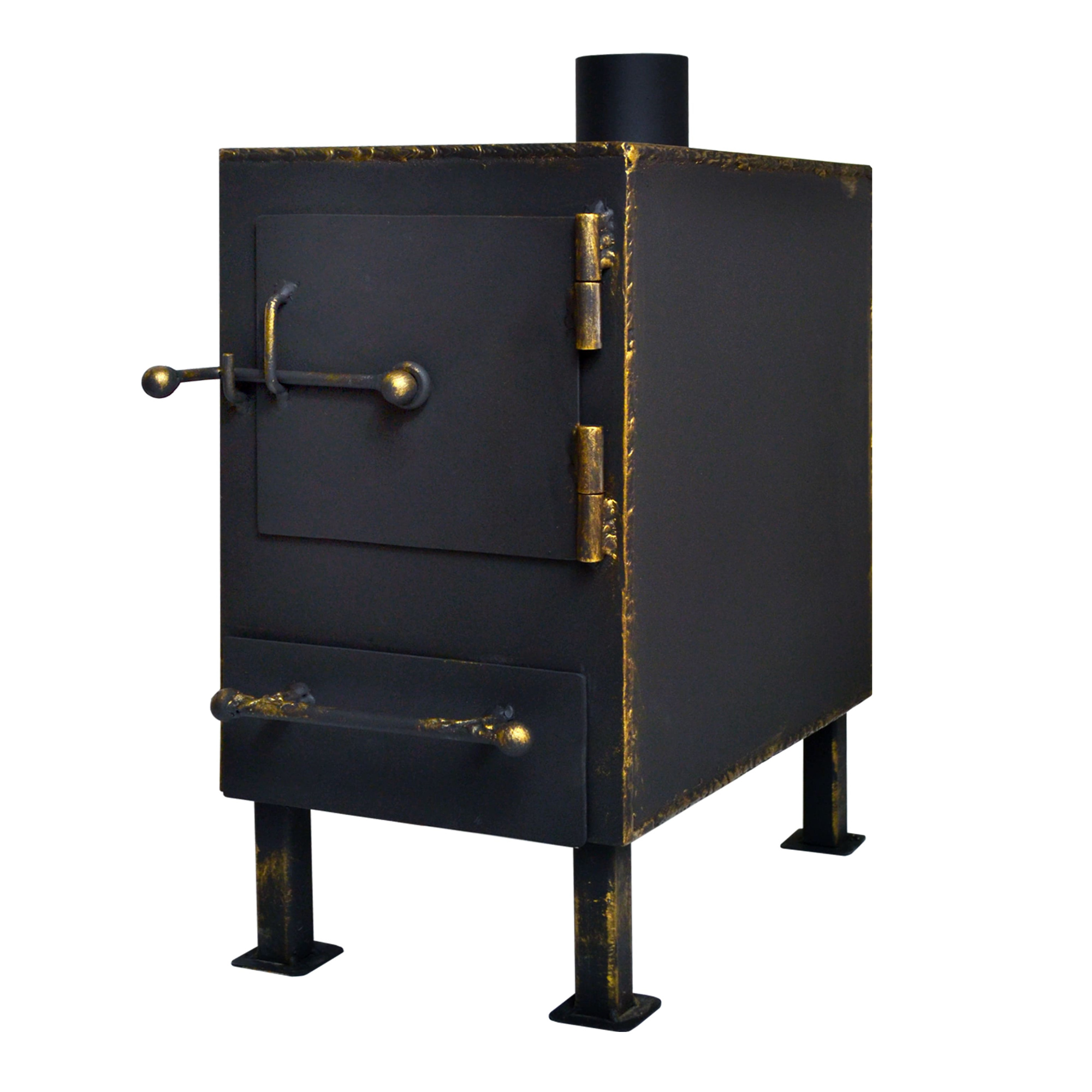 Печка походная 30 х 30 х 20 (сталь 3 мм)