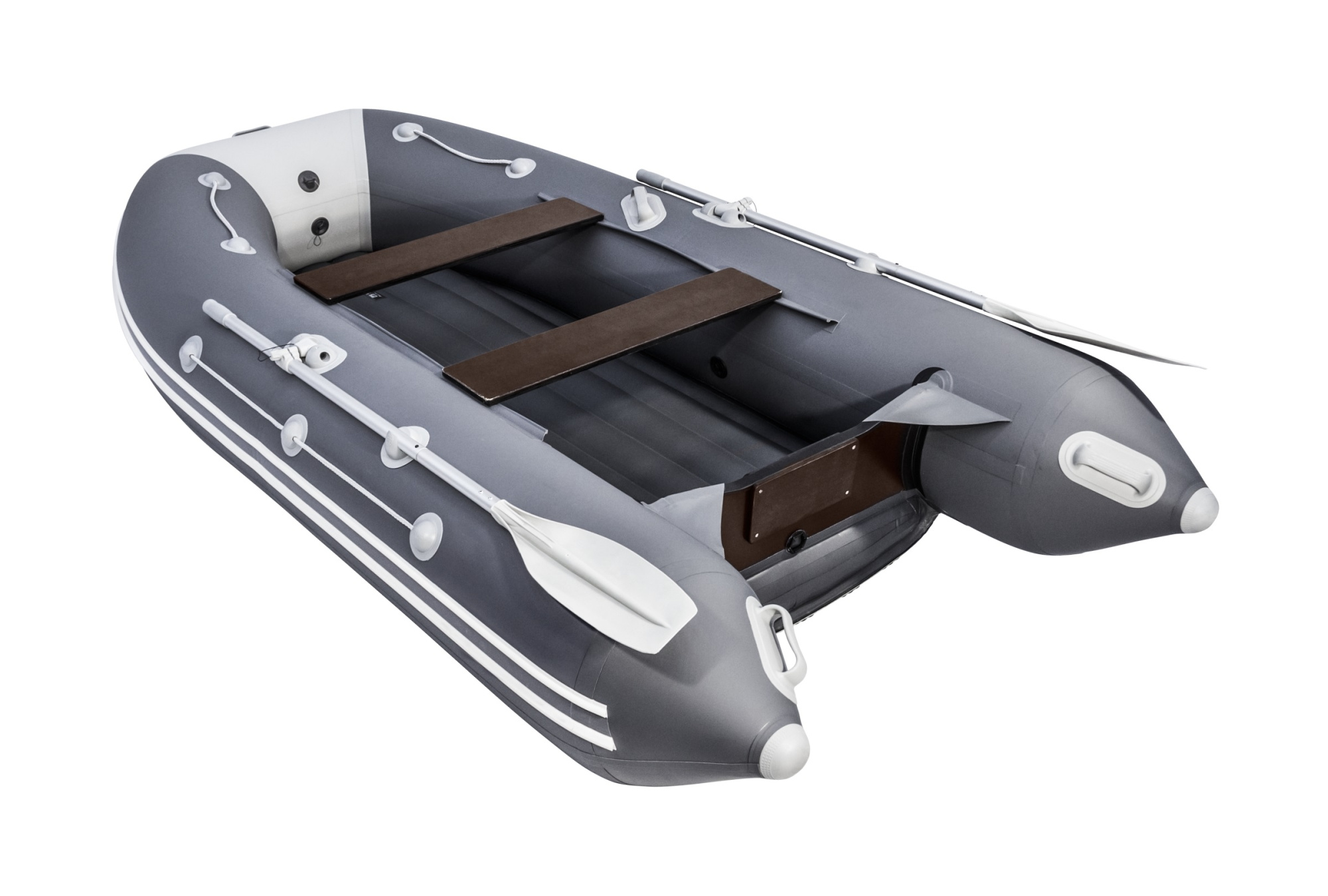 Лодка МЛ Таймень LX 3200 НДНД (графит/светло-серый)