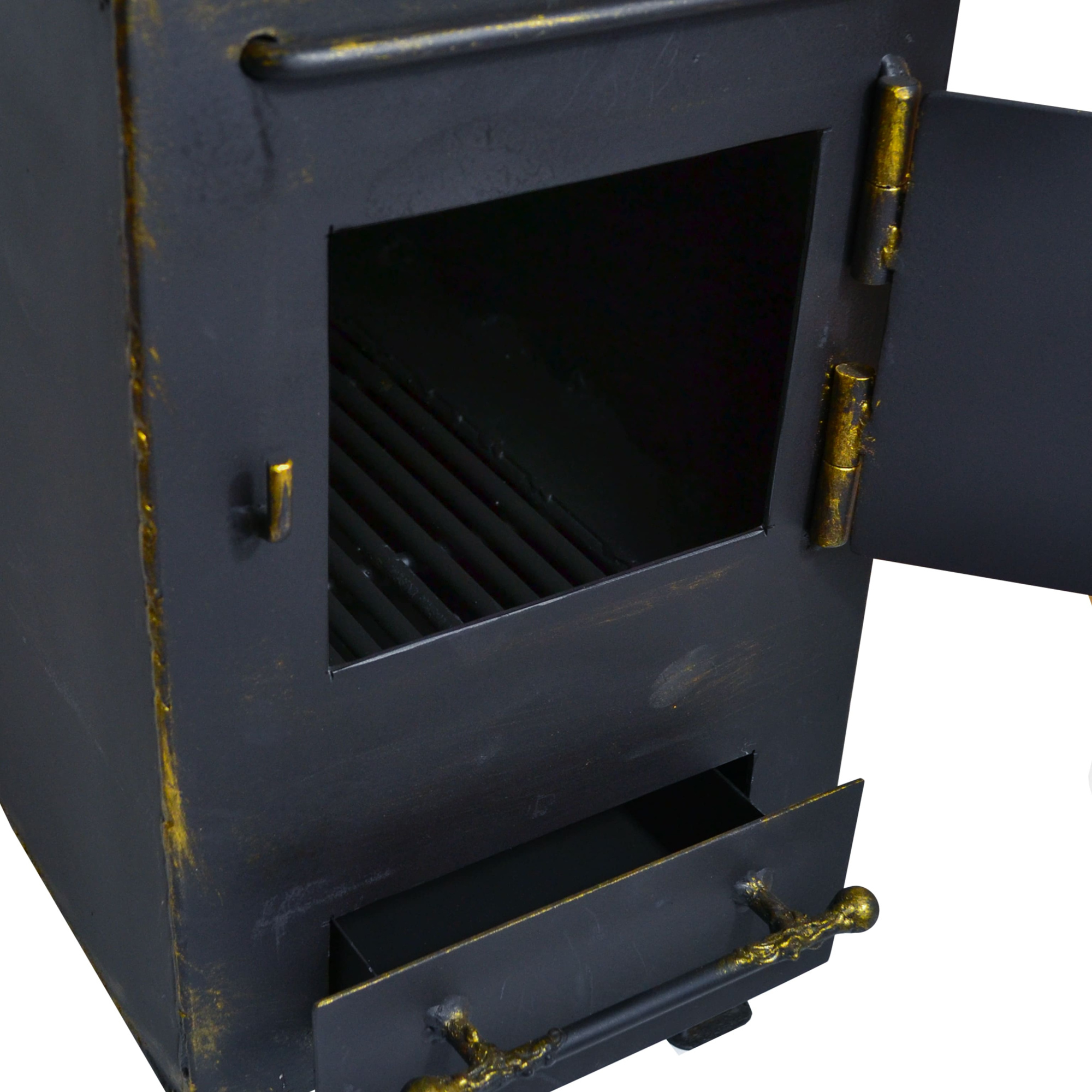 Печка походная 36 х 36 х 25 (сталь 3 мм)