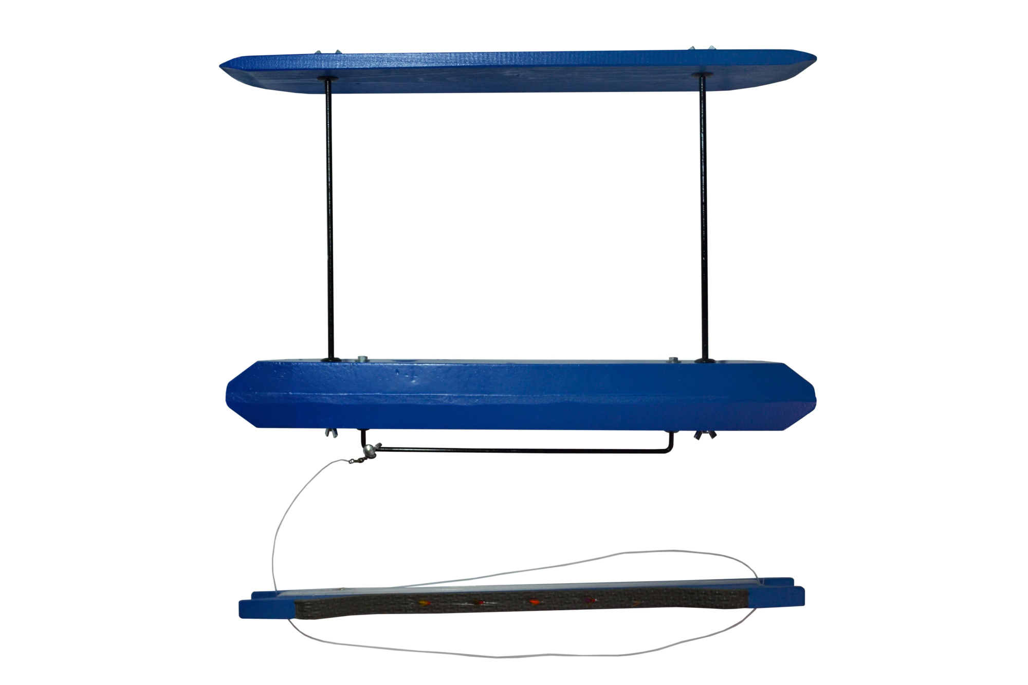 Санки рыболовные дерево/пенопласт (оснащенные с мухами)