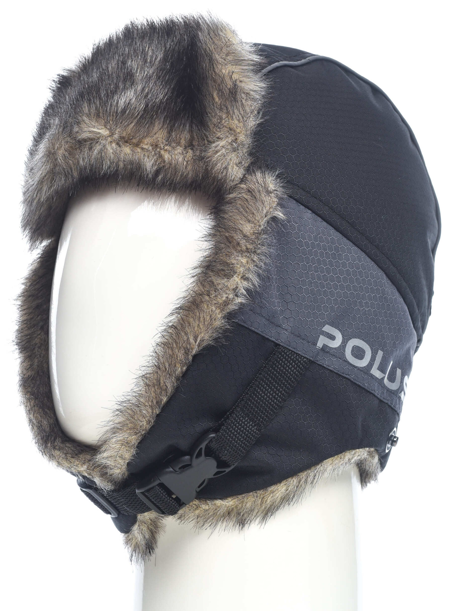 Шапка-ушанка HUNTSMAN Полюс (Cell) (56-58, серый)